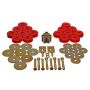 ENERGY SUSPENSION ENE3-4166R BODY MOUNT SET EXC. CCON VERTIBLE