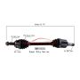 PROTECH AXLES BM10534 CV Axle Assembly