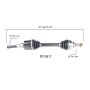 PROTECH AXLES FD10517 CV Axle Assembly