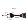 PROTECH AXLES GM10549E CV Axle Assembly