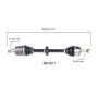 PROTECH AXLES HO10511 CV Axle Assembly