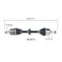 PROTECH AXLES HO10519 CV Axle Assembly