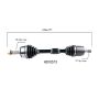 PROTECH AXLES HO10573 CV Axle Assembly