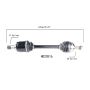 PROTECH AXLES HO20516 CV Axle Assembly