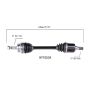 PROTECH AXLES HY10534 CV Axle Assembly