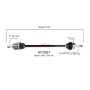 PROTECH AXLES HY10557 CV Axle Assembly