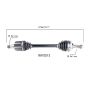 PROTECH AXLES KA10513 CV Axle Assembly