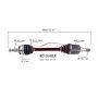 PROTECH AXLES MZ10545ER CV Axle Assembly