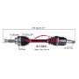 PROTECH AXLES NI10541 CV Axle Assembly