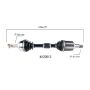 PROTECH AXLES NI20513 CV Axle Assembly