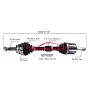 PROTECH AXLES SC10501 CV Axle Assembly