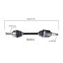 PROTECH AXLES TO10514 CV Axle Assembly