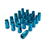 Wheel Mate WM14R06U WM14R 14x1.50 Lug Nuts Blue 20 PCS