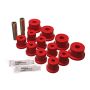 Energy Suspension 64-73 Ford Mustang Red Rear Leaf Spring Bushing Set