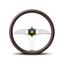 Super Grand Prix Steerin g Wheel Wood/Pol. Silver