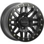 Raceline A91B Ryno 14x7in / 4x137 BP / 10mm Offset / 110.18mm Bore - Satin Black Beadlock Wheel