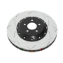 DBA 53940BLKXD 19+ Chevrolet Camaro ZL1 (w/ NAS Nuts) 5000 Series Black Hat XD Dimple KP Brake Rotor - Black