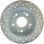 StopTech Select Sport 06-15 Honda Civic Si Slotted and Drilled Right Left Rotor