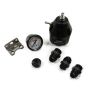 DeatschWerks 6-2000-FRB-1010 DWR2000 AFPR + Pressure Gauge + 10AN Fittings - Anodized Black