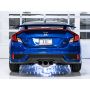 AWE Tuning 3810-52018 17-20 Honda Civic Si 1.5L Turbo Dual-to-Triple Tip Conversion Kit - Chrome Silver Tip
