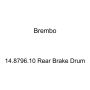 Brembo 14.8796.10 Premium OE Equivalent Brake Drum