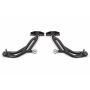 BMR 10-14 Ford Mustang Adj. Lower A-Arms w/ Delrin/Rod End / 19mm Tall Ball Joint - Black Hammertone
