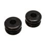 Energy Suspension 2-1/4in Tall x 3-9/16in Dia Black Coil Spring Damper Donuts (Set of 2)