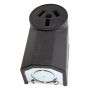 Forney 58499 Electrical Receptacle, Crowfoot Type, Wall Receptacle 50-Amp, 125/250-Volt , Black