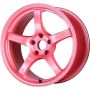 Gram Lights WGCRE35APP 57CR 15x8.0 +35 4-100 Sakura Pink Wheel (Special Order No Cancel)