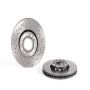 Brembo 09.5745.2X Premium UV Coated Xtra Cross Drilled Brake Rotor