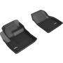 3D MAXpider 18-20 Jaguar E-Pace Kagu 1st Row Floormats - Black