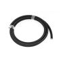 #6 Black Nylon Braided PTFE Hose  10 feet