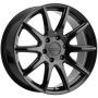Raceline 159B Spike 18x8in / 6x139.7 BP / 15mm Offset / 106.1mm Bore - Gloss Black Wheel