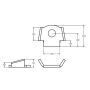 Ridetech Shock Tab Sway Bar Tab