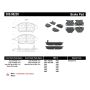 Stoptech 309.08230 Performance 00-05 Celica GT-S Rear Brake Pads