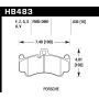Hawk Performance HB483U.635 DTC-70 Disc Brake Pad