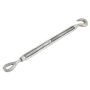 Forney 61325 Turnbuckle, Hook and Eye, 1/2-Inch-by-12-Inch Bracket Length