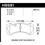 Hawk 17-18 Volvo S60 2.0L Polestar Front ER-1 Brake Pads