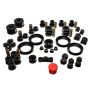 Energy Suspension 99-00 Honda Civic Si Black Hyper-Flex Master Bushing Set
