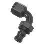 RUSSELL RUS624163 Twist-Lok Hose End #6 90 Deg Black