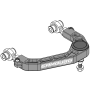Camburg CAM-110230-GRY Ford F-150 2WD/4WD 04-20 KINETIK V2 Performance Billet Uniball Upper Arms