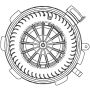 BEHR AB 89 000P HVAC Blower Motor