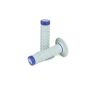 Renthal G206 Soft/Firm MX Dual Compound Grips Tapered 1/2 Waffle - Gray/Blue