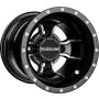Raceline A77 Mamba 9x8in / 4x115 BP / -34.5mm Offset / 90mm Bore - Black & Machined Wheel