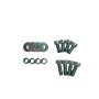 SPARCO SCO50001ZN Bottom Seat Mount Hardware Kit Black Zinc
