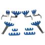 MOROSO MOR72130 SBF Spark Plug Wire Loom Kit - Blue