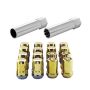 McGard (65457GDC 12X1.5 MCG 4 LUG SPLINEDRIVE KIT, GOLD W/WHL LKS CLAMSHELL)