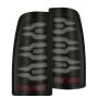 AlphaRex 620006 99-06 Chevrolet Silverado/99-06 GMC Sierra LUXX-Series LED Tail Lights - Black