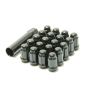 Wheel Mate 41886T Muteki Closed End Lug Nuts - Black Chrome 12x1.50