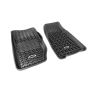 Rugged Ridge Floor Liner Front Black 1984-2001 Jeep Logo Cherokee XJ